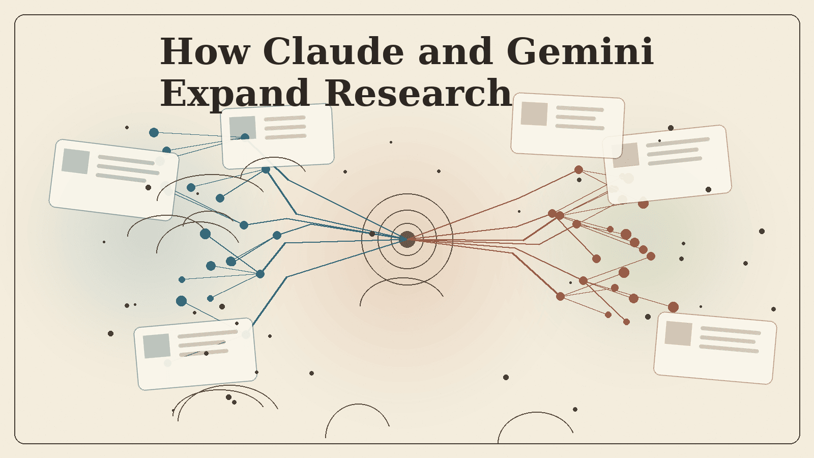 Claude and Gemini breaking research into multiple searches