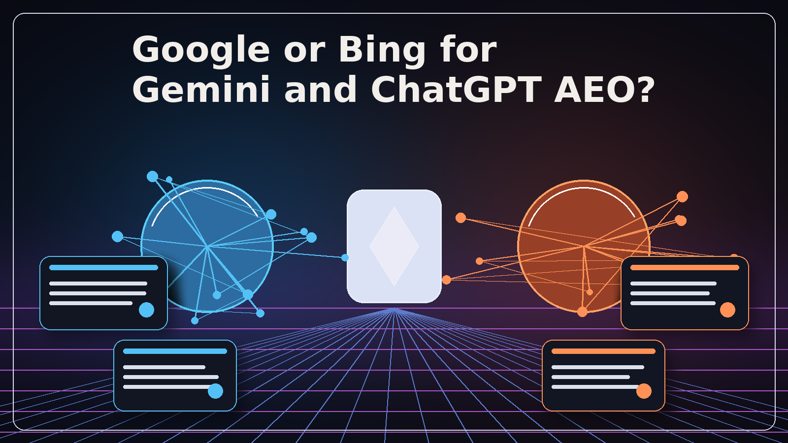 Google versus Bing importance for Gemini and ChatGPT AEO