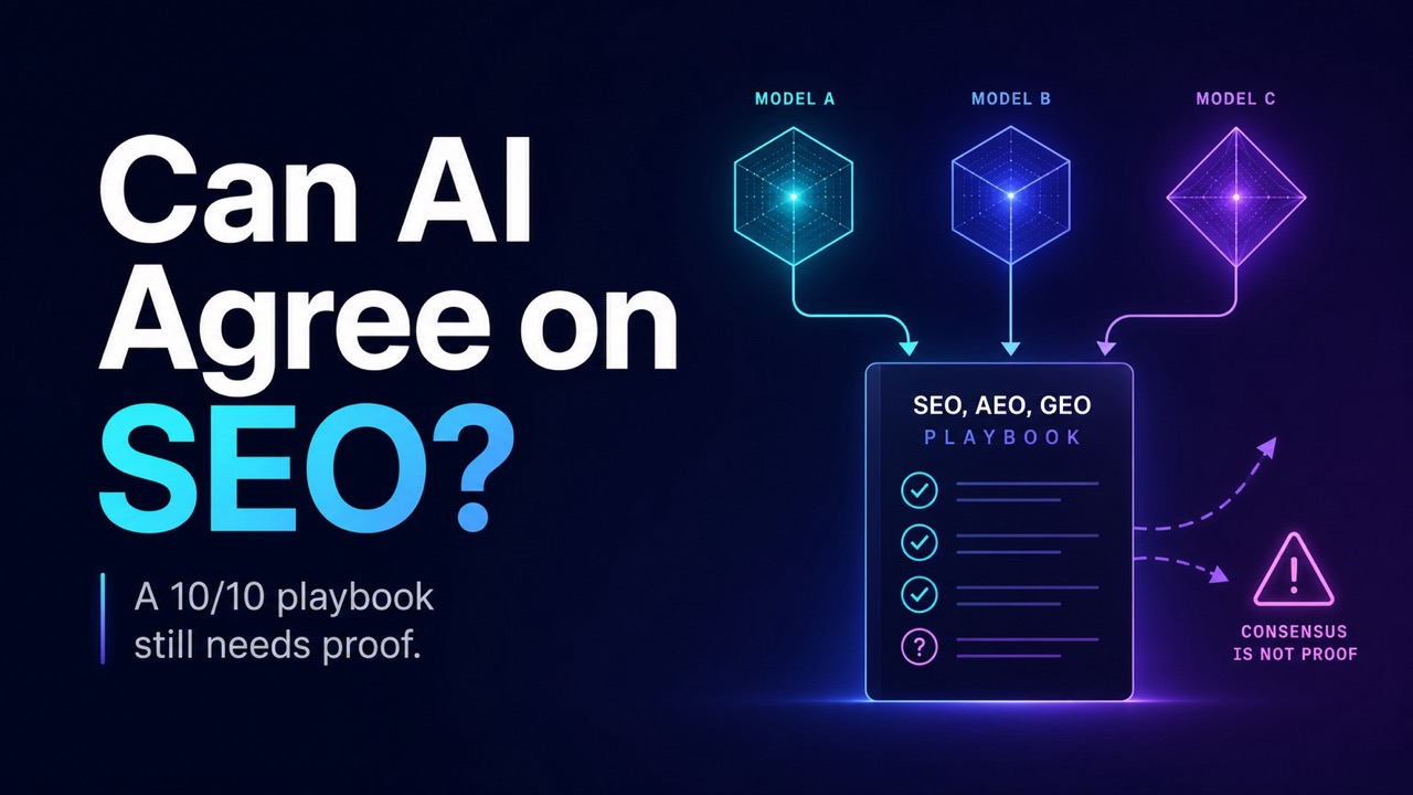 A Reddit Discussion About a 10/10 SEO, AEO, and GEO Playbook Exposed the Limits of AI Consensus